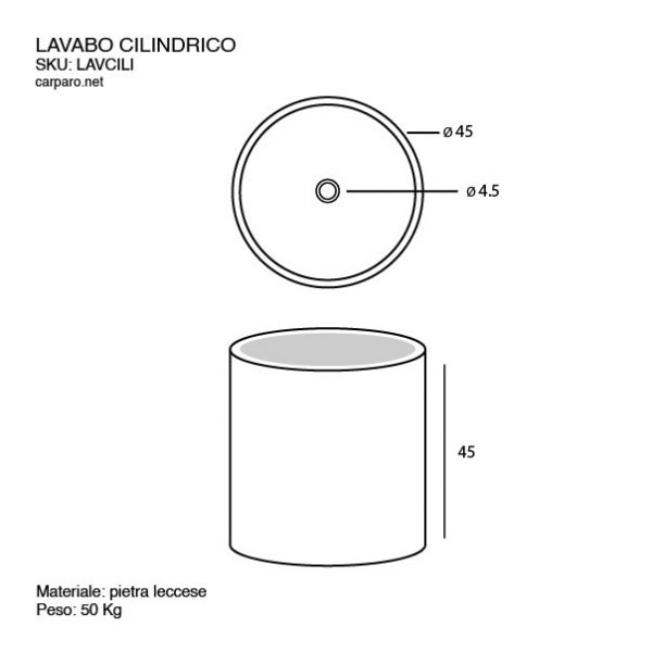 disegno-tecnico-lavabo