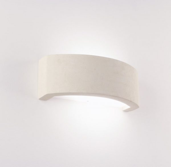 Applique Curvy per muri esterni in pietra leccese