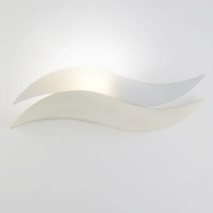 Sea wall sconce, wave shaped